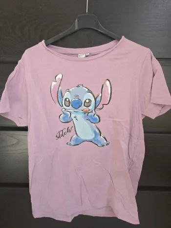 Tee-shirt rose Stitch Disney