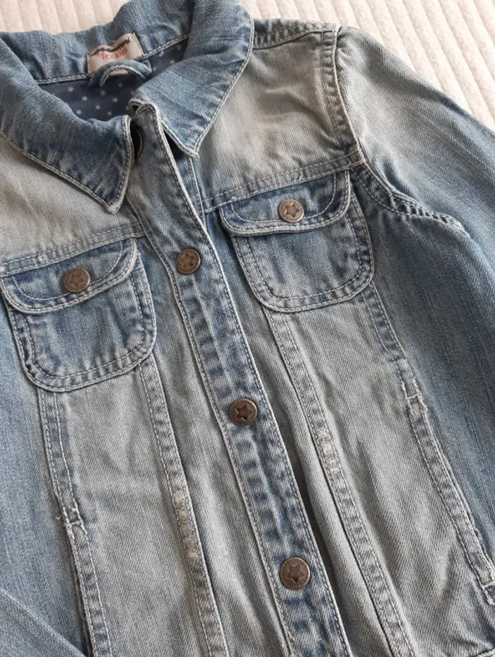 Veste en jean Tex 7/8 ans - photo numéro 3