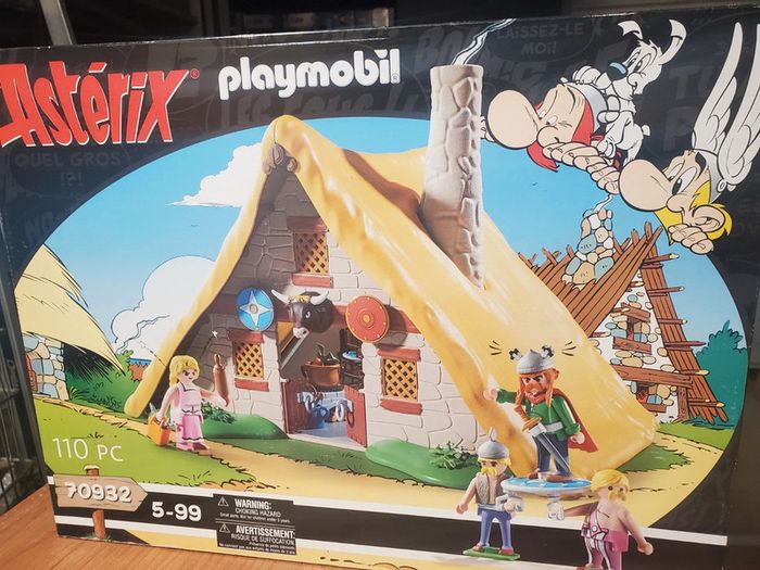 Playmobil la hutte du chef Abraracourcix.