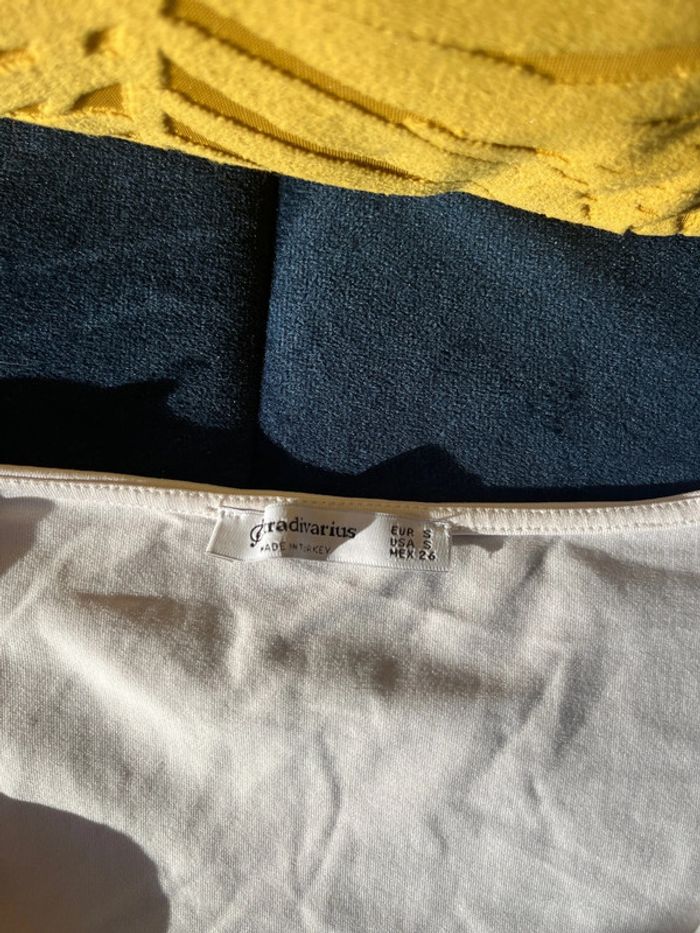 stradivarius t-shirt blanc - photo numéro 2
