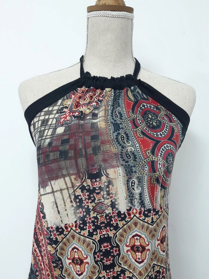 Robe dos nu à motif - photo numéro 2