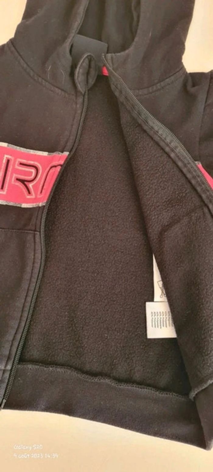 Pantalon évasé et veste zippée à capuche - photo numéro 11