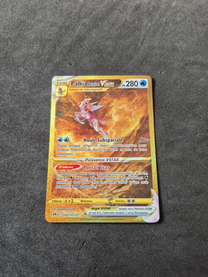Palkia Originel VStar GG67/GG70 Gold ALT SAR Carte Pokémon EB12.5 Zénith Suprême - photo numéro 2