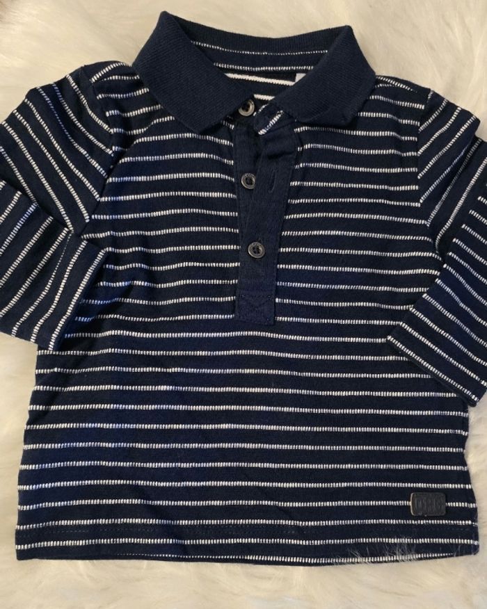 Neufs (non portés) 😍🥰💙superbe ensemble salopette et polo 3 mois garçon 💙🥰😍 - photo numéro 2