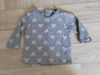 Tee-shirt manches longues Mickey 3 mois