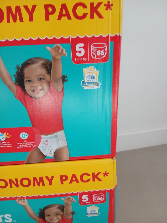 Couches pampers baby-dry Pants taille 5 - photo numéro 2