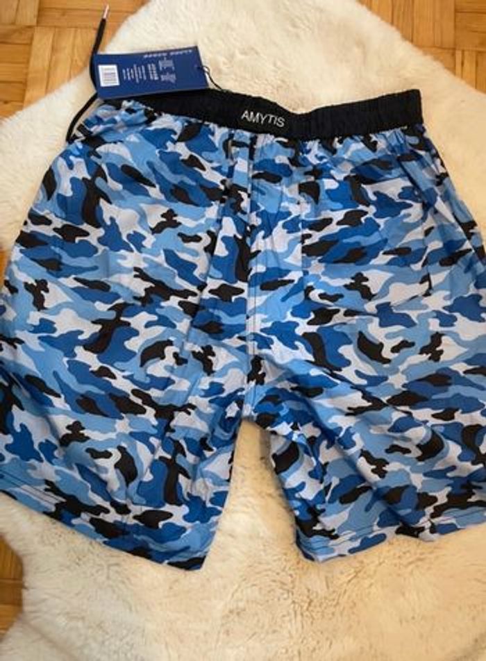 Short de bain bleu camouflage taille M Amytis - photo numéro 2
