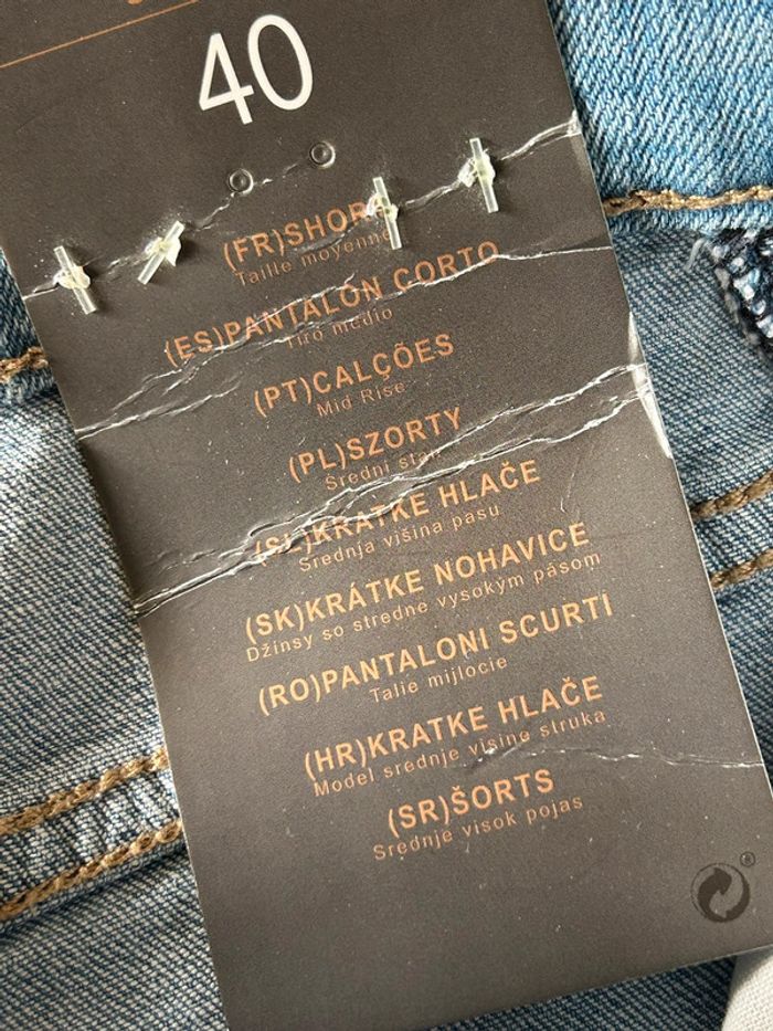 Short en jeans dentelle 40 Clockhouse - photo numéro 5