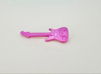 Lego City Accessoires, instruments de musique : Guitare Électrique Unicolore Rose - NEUF