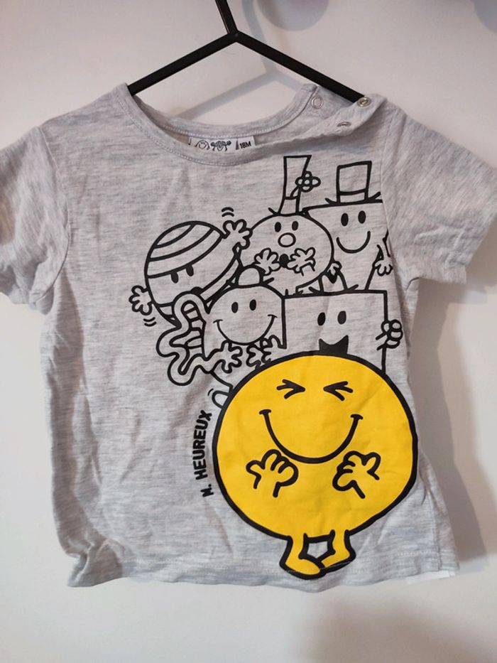 T-shirt Monsieur heureux