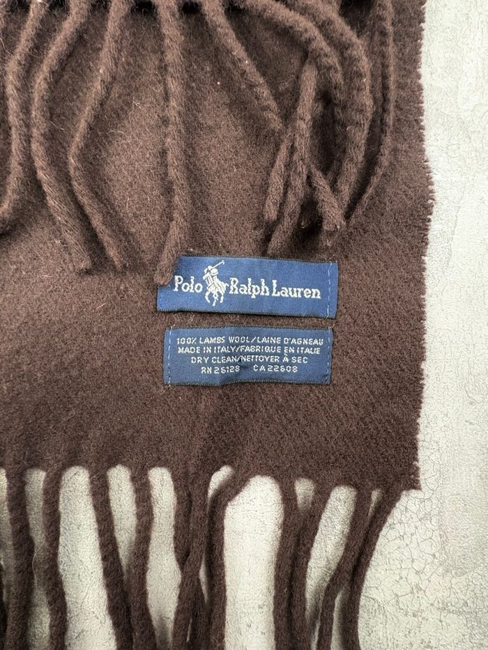Écharpe Polo Ralph Lauren – 100 % laine - Marron - photo numéro 7