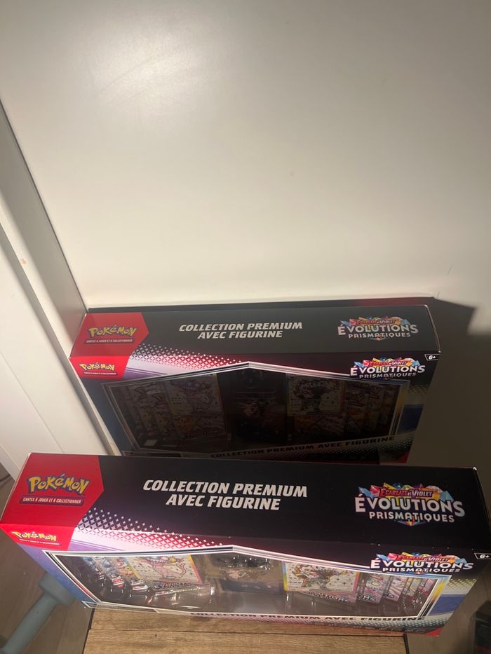 Jeu de cartes Pokémon - [SCELLE] collection premium EV 8.5 avec figurine évolution prismatique - photo numéro 2