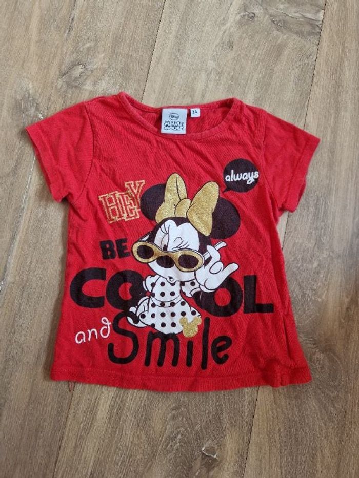 Tee-shirt minnie 3 ans