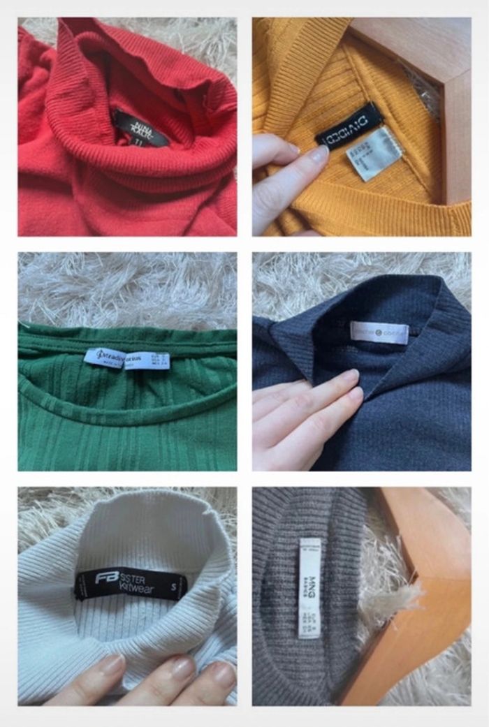 Lot revendeur 6 petits pulls 36 très bon état/ neuf - photo numéro 2