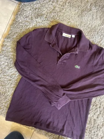 Polo manches longues Lacoste homme taille S