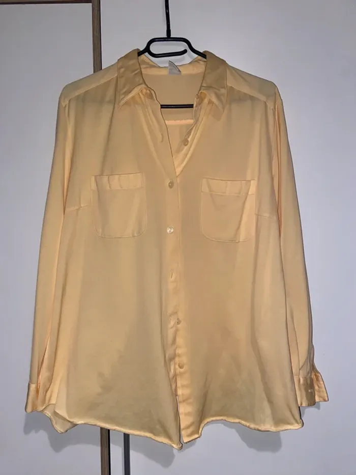 Chemise jaune coton - photo numéro 2