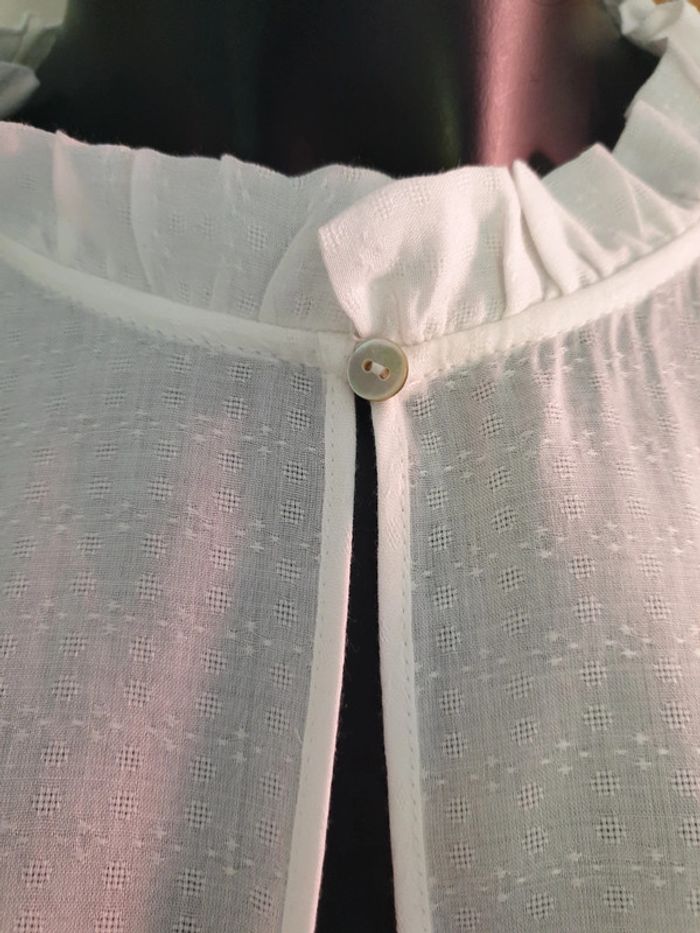 Stradivarius chemiser blanc taille L - photo numéro 7