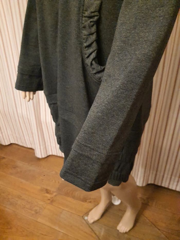 Pardessus gris Areline taille 5 (fr 44 ) neuf - photo numéro 8