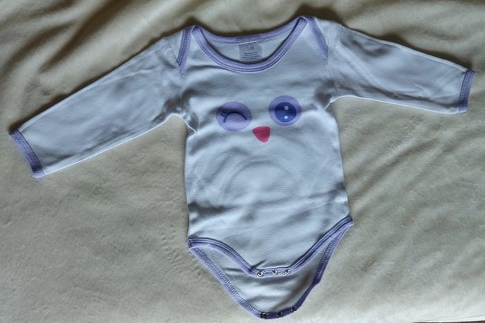Lot de 4 bodies chouettes 12 mois - photo numéro 4