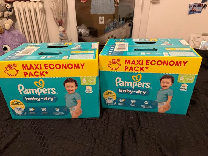 Pampers baby dry taille 6 - photo numéro 2