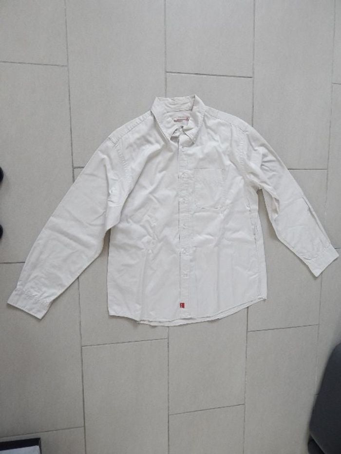 Chemise manches longues écru Célio taille M