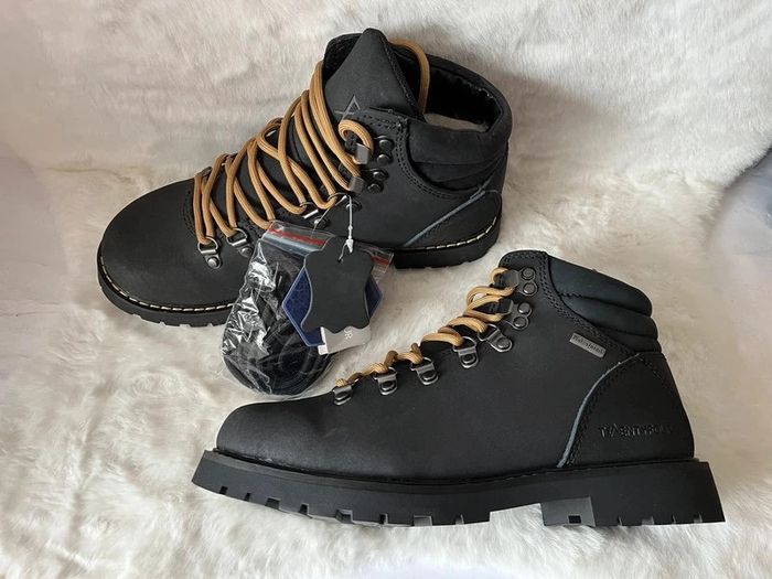 Bottines noires en cuir fourrées à l intérieur 37 - photo numéro 7