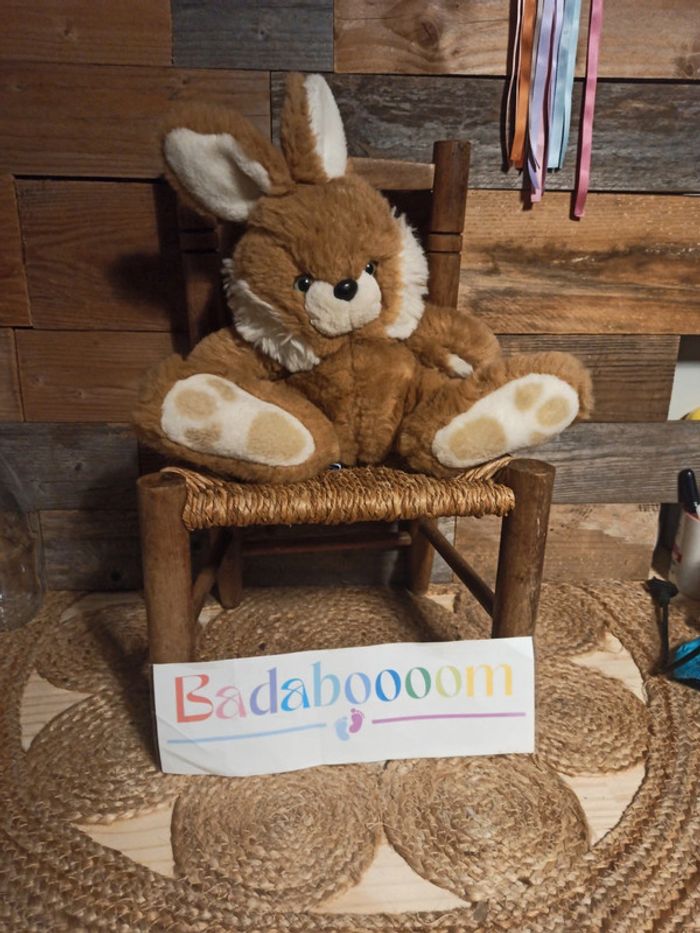 peluche lapin Ajena vintage tbe