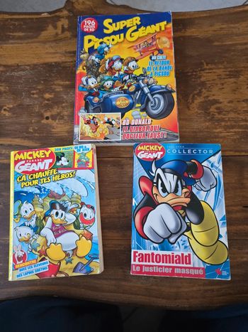 Lot 3 bd Mickey et Picsou  #orianabllivre
