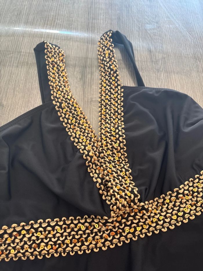 Haut de maillot/robe maillot noir - photo numéro 2