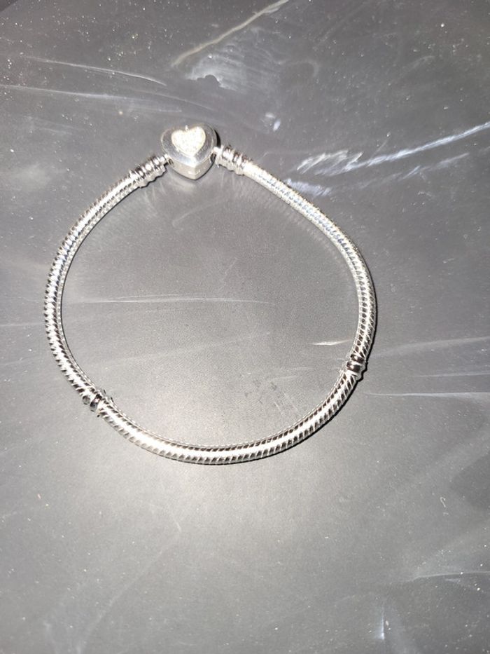 Bracelet Chaîne élégante en argent S925 Taille 18 - photo numéro 2