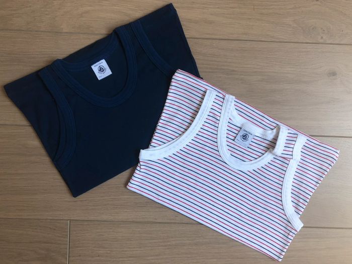 Lot de 2 débardeurs Petit bateau T-6 ans