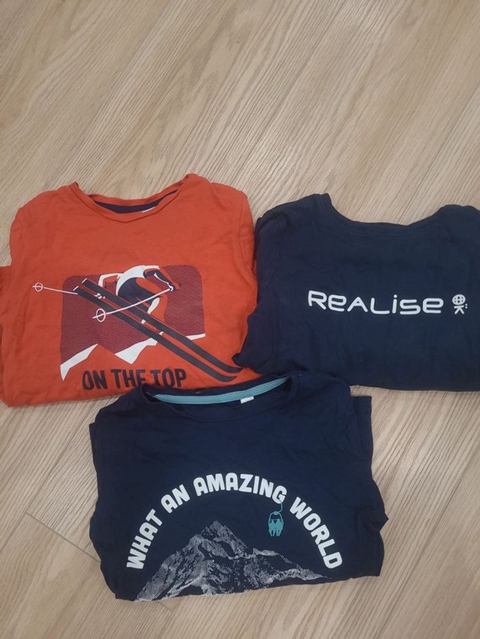 Lot t shirt ml okaidi