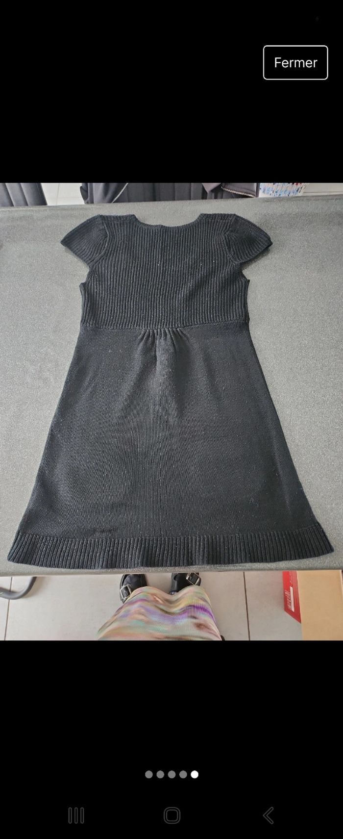 Robe noir en laine Pimkie - photo numéro 5