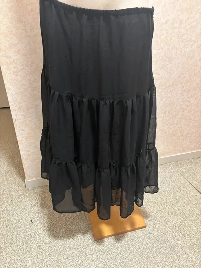 Jupe longue à volant taille 48 marque taillissime