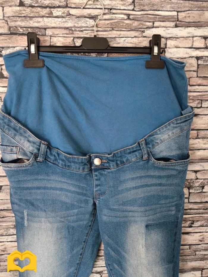 🌹 Jean de grossesse bleu Kiabi 42 🌹 - photo numéro 2