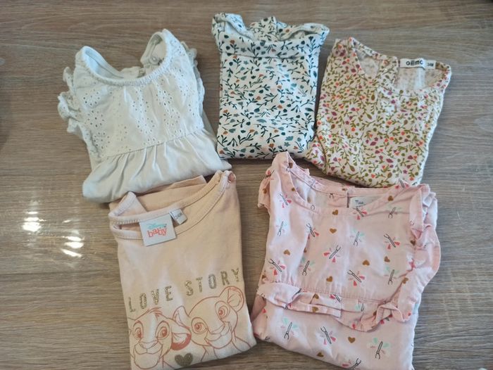 Lot tee shirt manches longues