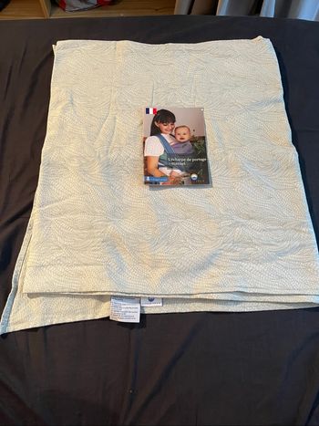 Écharpe de portage Little Frog en coton et Lin Neuve