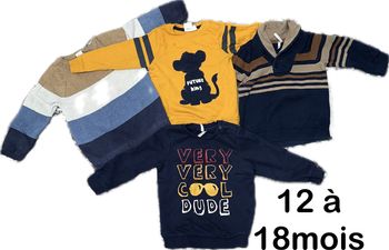 Lot de 2pull et 2 sweat h&m et orchestra