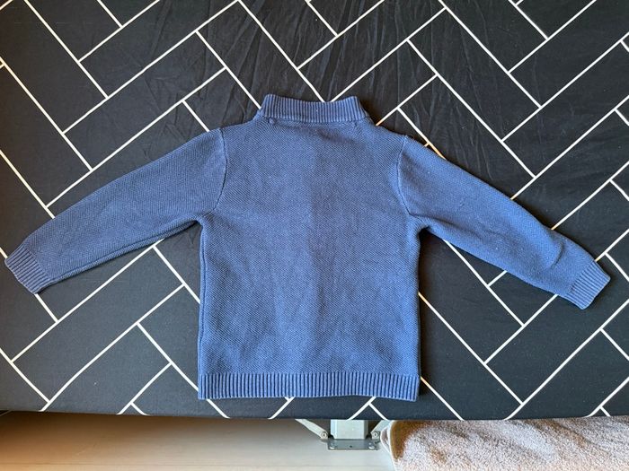 Gilet zippé bleu marine – Tex Baby – 36 mois - photo numéro 4