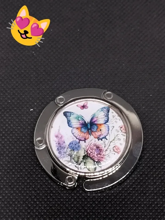 Porte sac a main 2 papillons