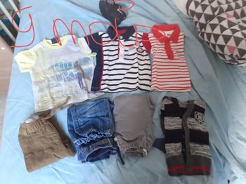 Lot vêtements garçon 9 et 12 mois