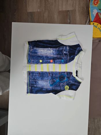 Tee shirt bebe manches courtes