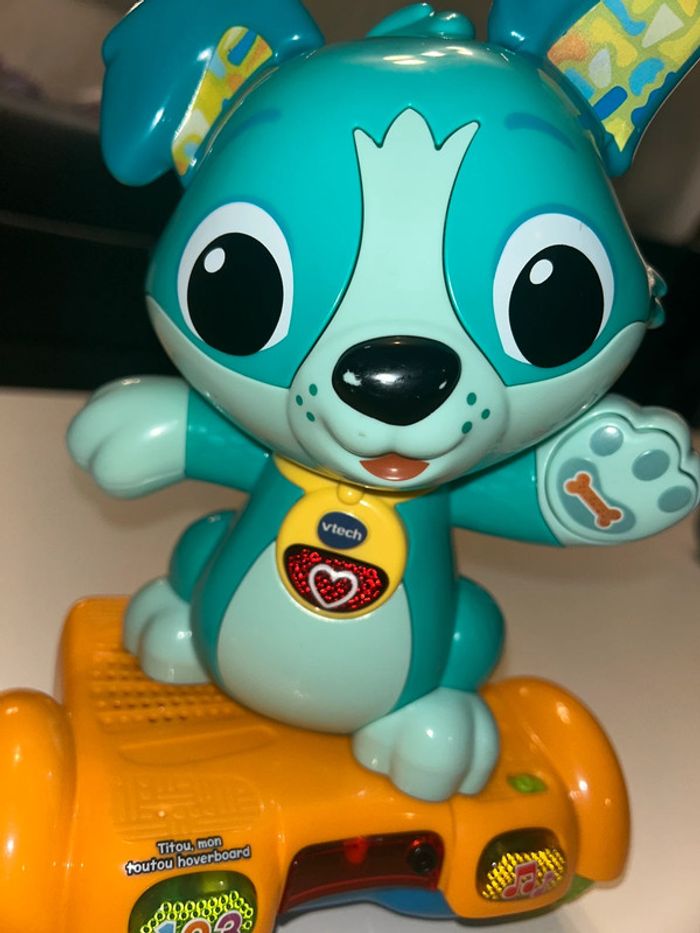 Jouet bébé titou mon toutou hoverboard vtech - photo numéro 2