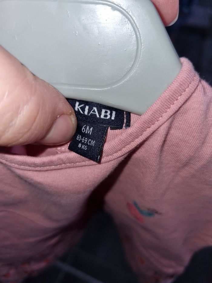 T-shirt tunique cerise 6 mois Neuf - photo numéro 4