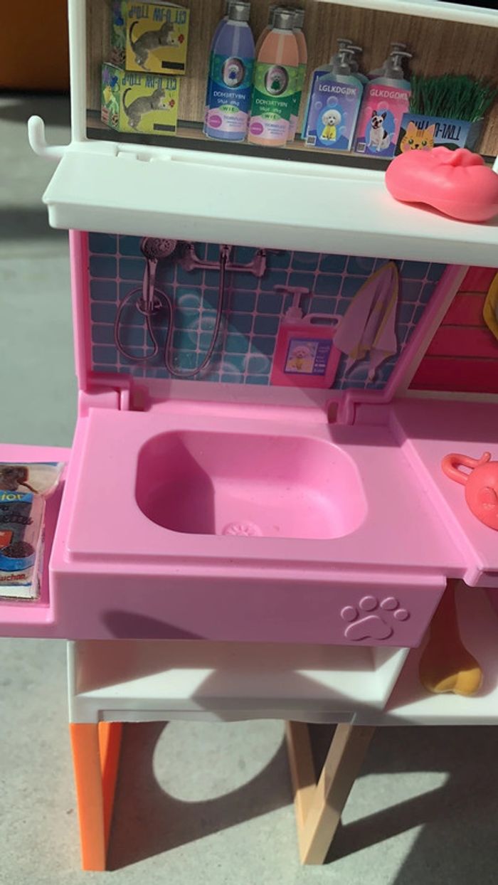 Lot accessoires magasin animalier barbie avec accessoires chien - photo numéro 5