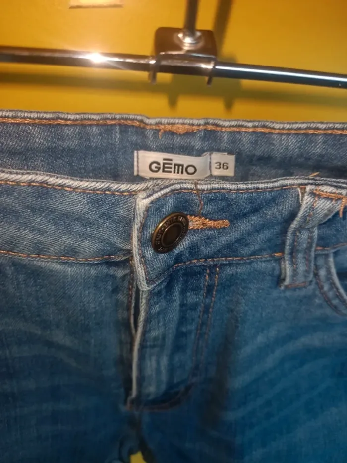 Short en jean,Gémo taille S - photo numéro 2