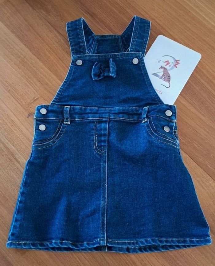 Robe en jean bleu marine _ 86 cm 24 mois _ tisaia