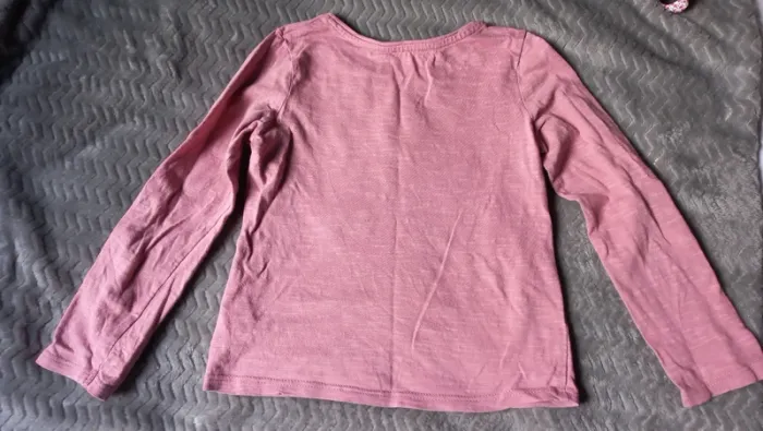 T-shirt vieux rose okaidi t6 - photo numéro 8