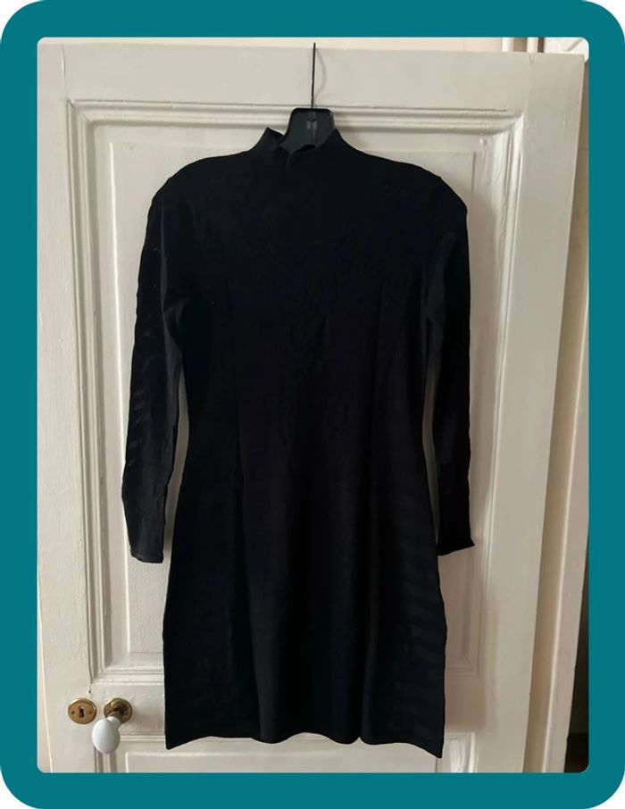 Robe Rosalie maille dévorée près du corps taille 38 - Anne Fontaine - photo numéro 5