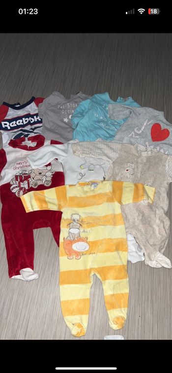 Lot pyjamas bébé garçon